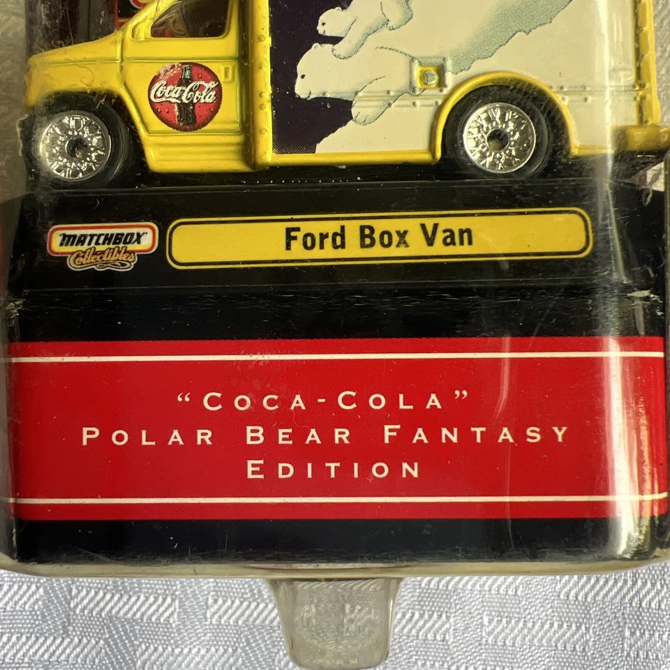 VintageMATCHBOX Coca-Cola Collectibles: Ford Box Van Polar Bear Fantasy Edition - Image 3 of 4