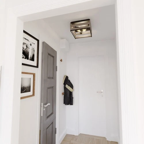 Vaxcel Lighting C0265 Ravenswood 3 Light 13"W Flush Mount Square - Matte Black / - Picture 8 of 12