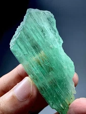 175 Carats Top Quality Beautiful Green Kunzite Crystal From Afghanistan