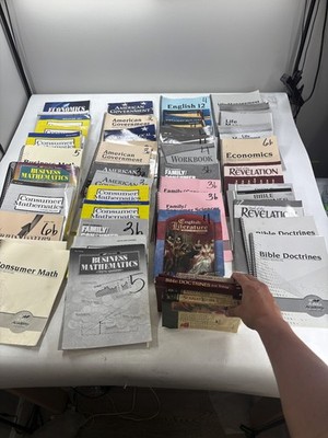 Abeka Homeschool Curriculum Twelfth Grade 12th Medium / Heavy Use See Pics Notes