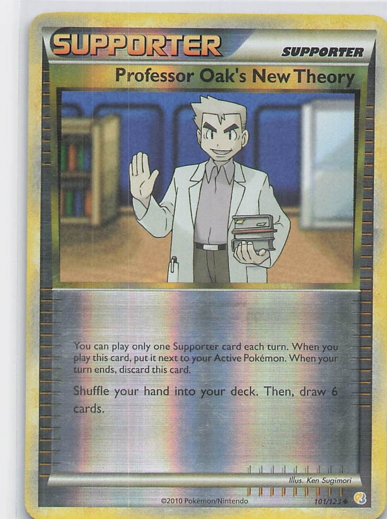 Professor Oak's New Theory Reverse Holo Uncommon Call of Legends 83/95 MP