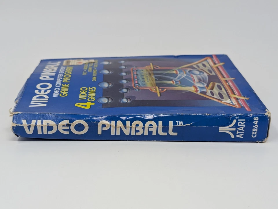 Video Pinball (Atari 2600, 1980) - CIB Complete - Image 4 of 4