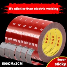 Lot Auto Tape Acrylic Foam Double Sided Back Car Mounting Adhesive 5m x20mm 16ft