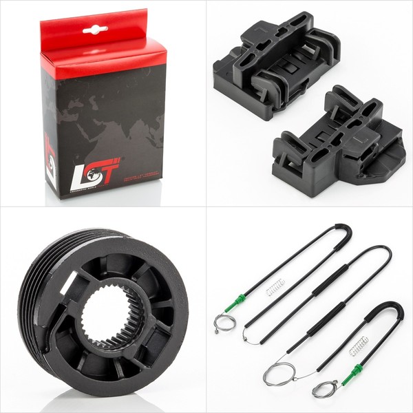 Fensterheber Reparatursatz Vorne Links - FÜR VW Lupo 6X1 6E1-image