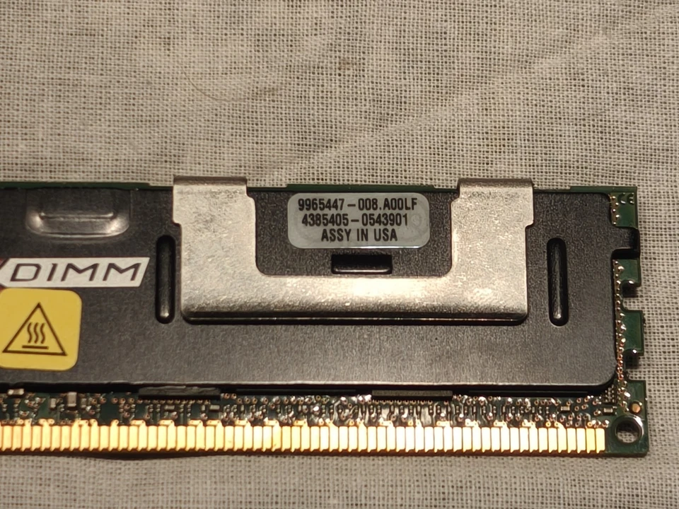 Kingston 8GB (2*4GB) 1333MHz PC3 10600 DDR3 RDIMM Kit (for servers!) - Image 3 of 3