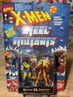 Vintage 1994 Toy Biz Marvel X-Men Steel Mutants Wolverine Vs Sabretooth New MOC