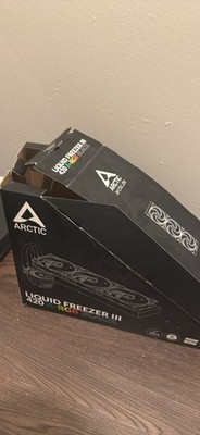 Arctic Liquid Freezer III 420 A-RGB Black Liquid CPU Cooler 140mm RGB Fan