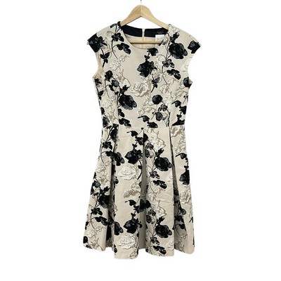 Max Mara WEEKEND Beige Black Women's Dress