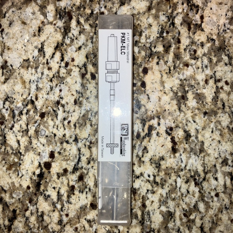 #1 MT Maxi Mandrel. New In Package. PKM-ELC from PSI Woodworking. Pen Making.