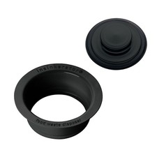 Kitchen Sink Flange  Sink Stopper for Garbage Disposals in Matte Black
