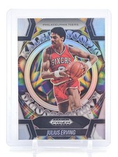 JULIUS ERVING 2024-25 PRIZM BLACK KALEIDOSCOPIC SILVER #22 76ERS Q5722