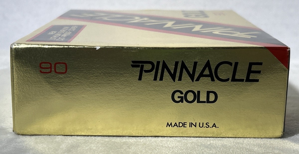 Pinnacle Gold 90 Box Of 12 Golf Balls Titleist Lithium Surlyn Cut