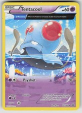 Tentacool 71/160 Uncommon Primal Clash Pokemon Moderately Played