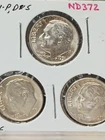 1951  P-D-S SILVER Dimes Gem BU