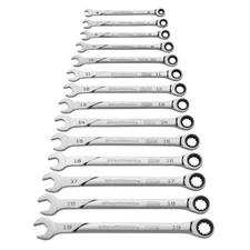 Gearwrench 14 Pc 120XP Metric Combination Ratcheting Wrench Universal Spline XL