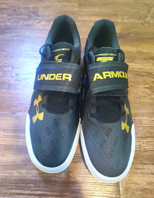 Under Armour Centric Grip Men s Sneakers Hook & Loop Black/Gold
