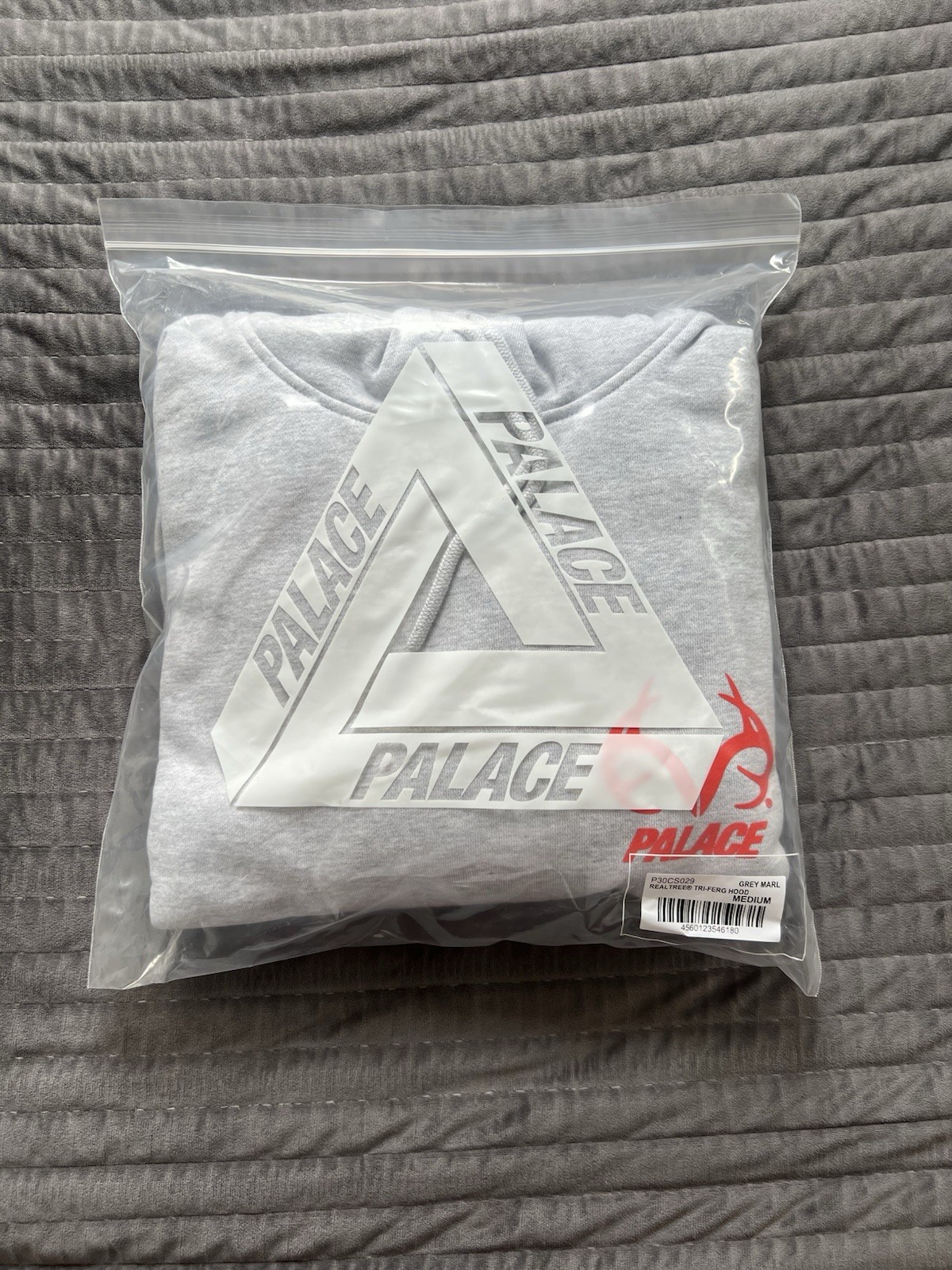 Palace RealTree Tri Ferg Hood Grey Marl Size Medium