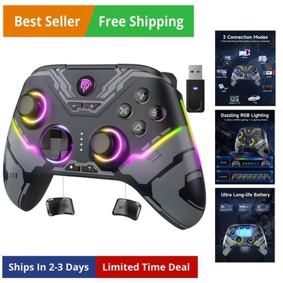 X15 PC Controller - Enhanced Wireless Bluetooth Controller with Hall Joystick...
