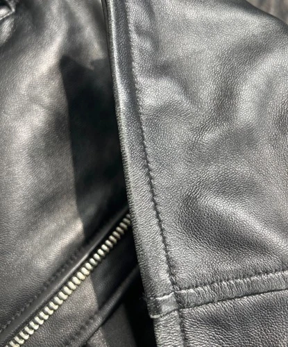 JACKROSE Single Leather Riders Jacket Men's Size 3 Black image 7