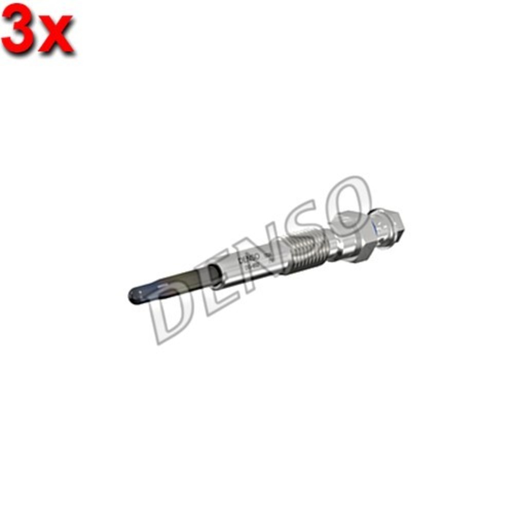 DENSO 3x Glow Plug For DAIHATSU Delta Rocky TOYOTA Land Cruiser Liteace 80-99