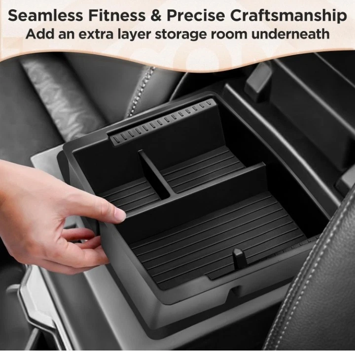 2025 Upgrade Center Console Organizer Tray for Toyota Tacoma 2024 2025 ......287 Foto 3 de 4