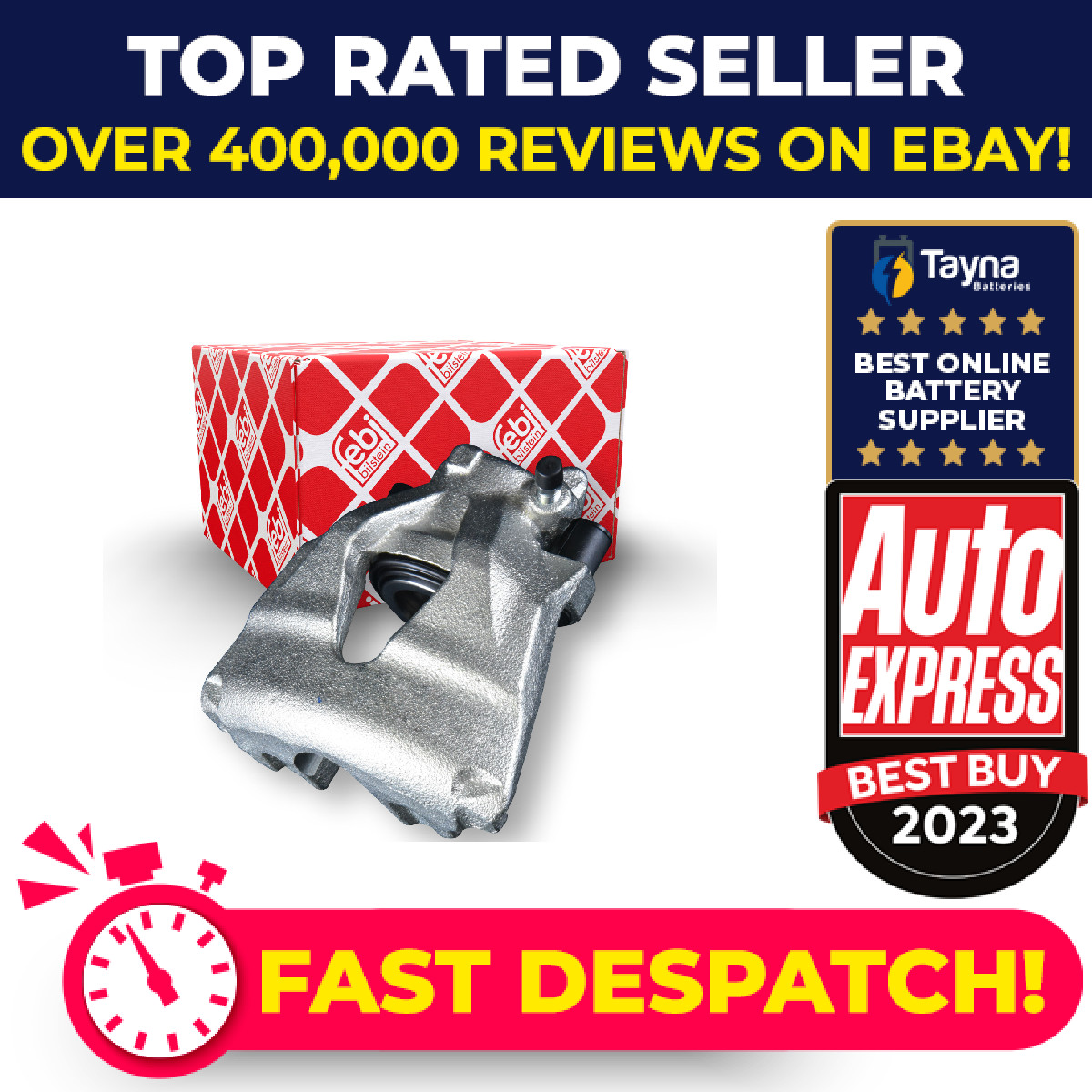 Brake Caliper fits SEAT LEON 1M1 Front Left 1.8 2.8 1.9D 99 to 06 1J0615105AE