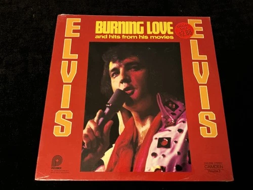 ELVIS PRESLEY LP CAS-2595 BURNING LOVE FACTORY SEALED BEAUTY 1972 PICKWICK