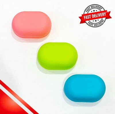 Soap Dish Container | Portable Travel Soap Holder with Lid | Sealed Soap Box..