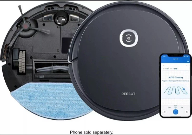 ECOVACS DEEBOT U2SE Robot Vacuum Cleaner and Mop with WiFi & App DGN22-44 EUC