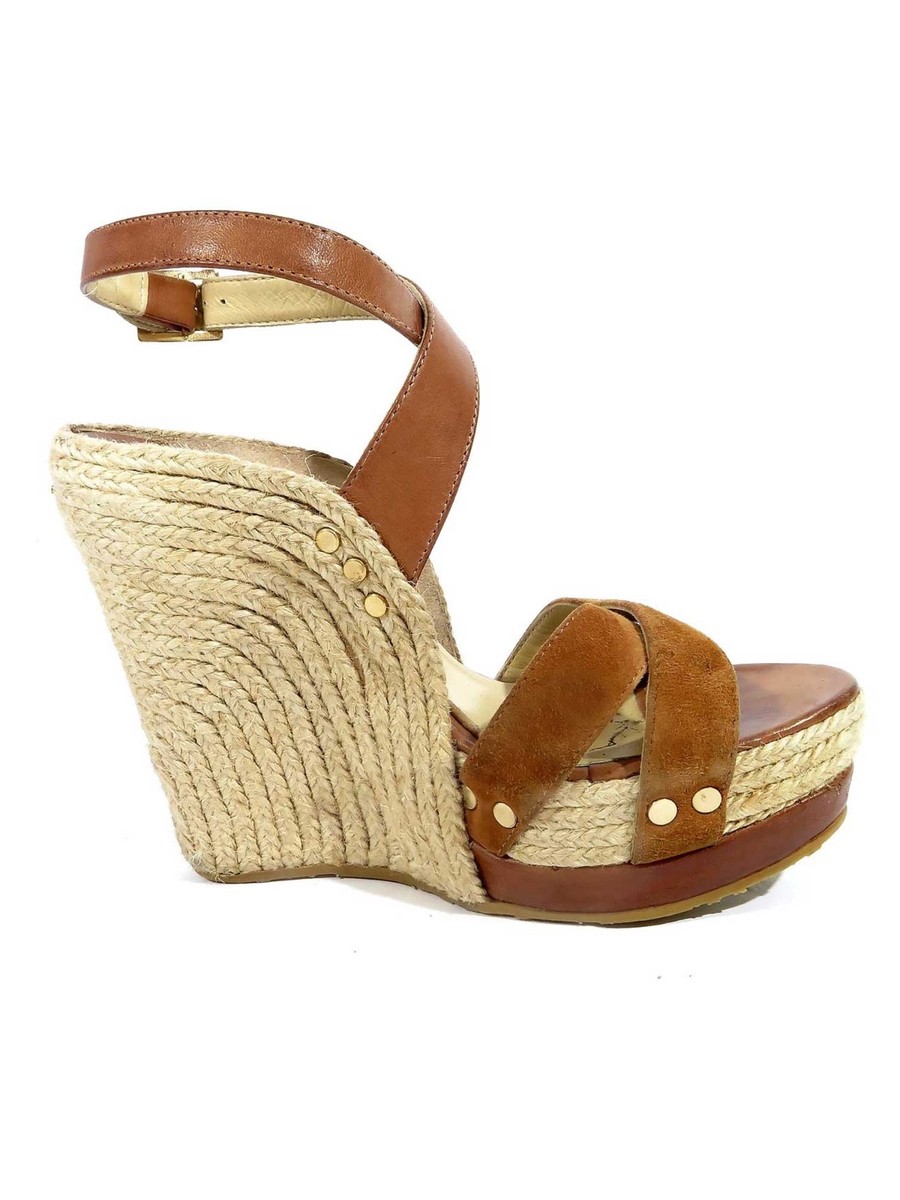 JIMMY CHOO Suede Wedges (SIZE 37)