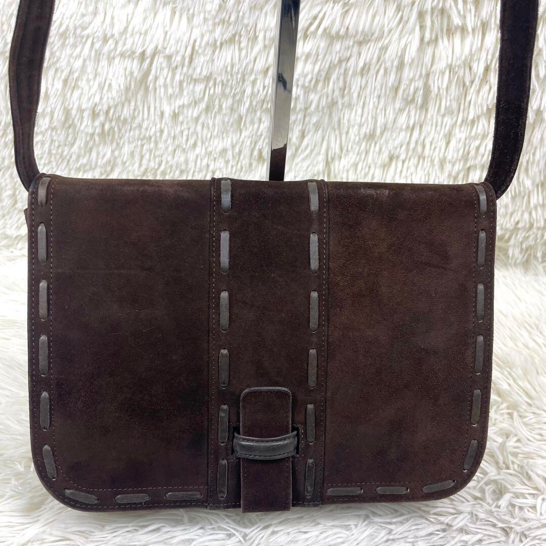 Yves Saint Laurent YSL Vintage Shoulder Bag Handbag Suede
