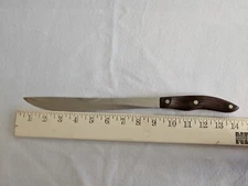 CUTCO  Knife 1722 Brown Handle  8" Blade