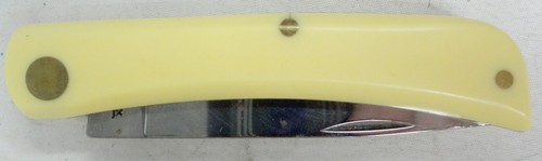 Vintage Case XX 3137 Sod Buster Jr Miniature Yellow Handle Folding Pocket Knife - Picture 3 of 12