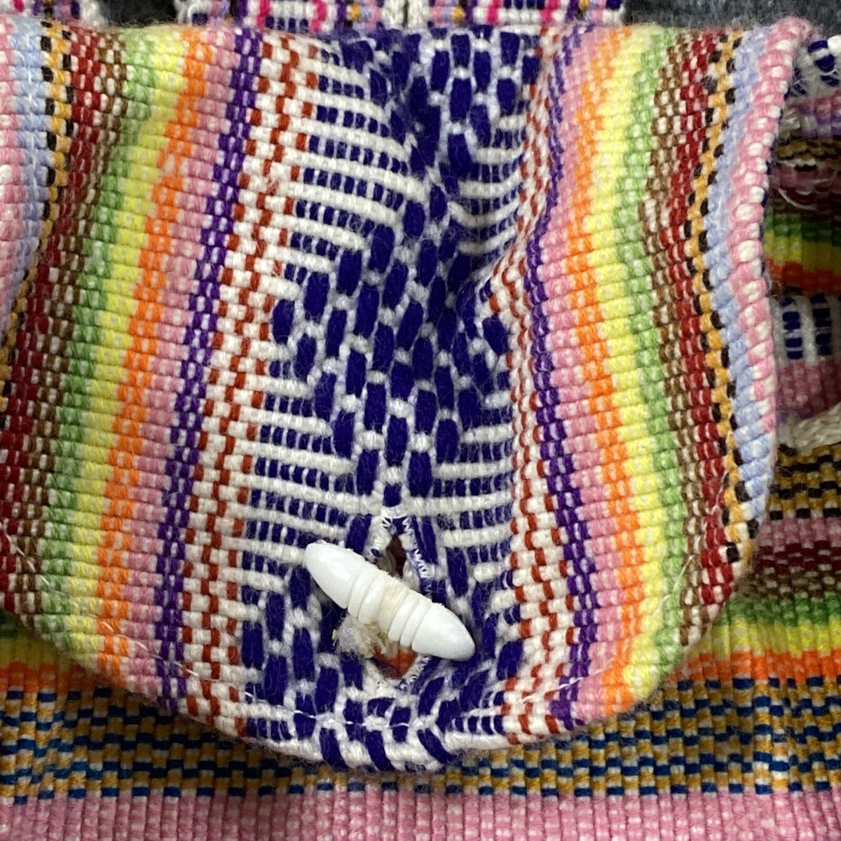 Pinzon Backpack Bag Mexican Artesanias Purple Pink Orange 