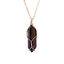 thumbnail 41  - Natural Gemstone Necklace Chakra Stone Pendant Energy Healing Crystal with Chain