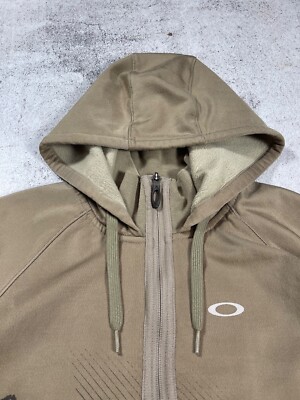 Oakley Y2k Men's Vintage Zip Up Hoodie Avant Garde Full Zip Jacket