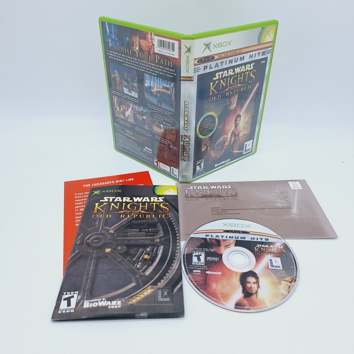 Game Knights Of The Old Republic Xbox Star Wars: Knights Of The