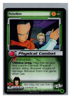 1x DBZ CCG REBELLION 107 HOLO FOIL RARE SCORE DRAGON BALL Z 1x DBZ CCG REBELLION 107 HOLO FOIL RARE SCORE DRAGON BALL Z