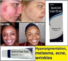 GLYCO 12 Glycolic Acid CREAM 12 w/w  30gm for Total Skin Care
