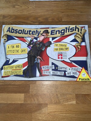 Piatnik Absolutely English Quiz Spiel Lernen Englischkenntnisse Vokabel neuwerti