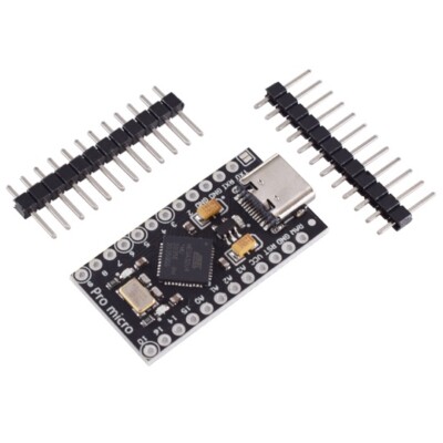 Pro Micro Modul mit USB-C, ATmega32U4 Board, Arduino Leonardo ähnlich, 5V, 16MHz