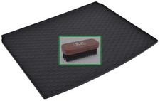 Z551646 Gummi-Kofferraumwanne + Bürste passend für Hyundai Kona Hybrid HEV 2 Gel