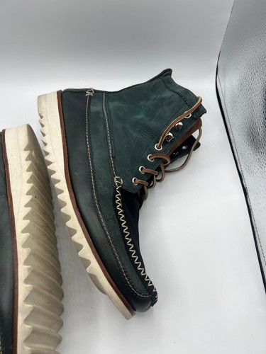 Stivali da uomo G H Bass The Ranger Moc pelle scamosciata verde scuro 10 UK 44 eur - Foto 11 di 15