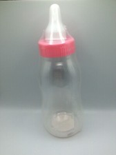 Baby Bottle Bank Girl Baby Shower Gift Pink Plastic Bottle