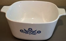 Corning Ware Blue Cornflower Casserole Dish 1 3/4 Qt Vintage P-1-3/4-B