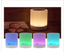 Rockville PBL30 Portable Bluetooth Speaker w/LED Touch-Lamp