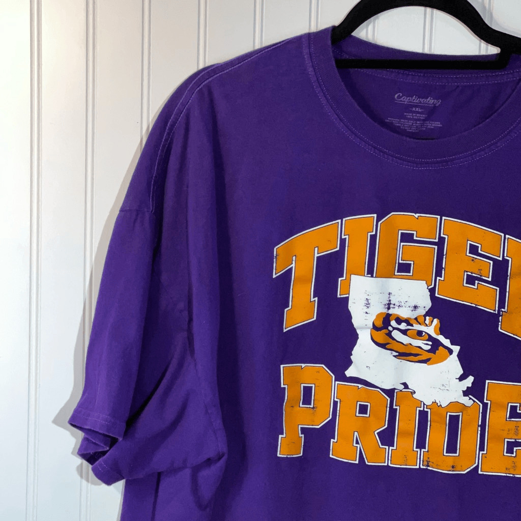 LSU Tigers Pride Tee Men’s XXLarge Purple And Gol… - image 2