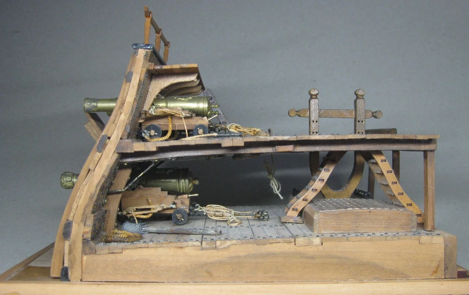 sezione armata nave vascello LE FLEURON 1729 scala 1:48 - Immagine 3 di 4