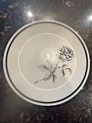 Lenox Forever Black Rose 8'' Salad Plate 303939