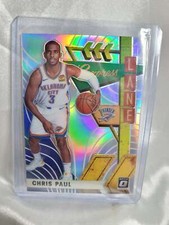 2019 Panini Donruss Optic Chris Paul Express Lane Silver Holo Prizm 15 All Star